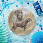 Duitse Staande Hond Papieren Bordje (Feest)