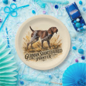  Duitse Staande Hond  Papieren Bordje (Feest)