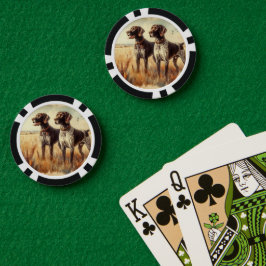 Duitse Staande Hond Poker Chips