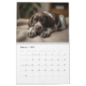 Duitse Staande Hond Puppies 2027 Kalender (Feb 2027)