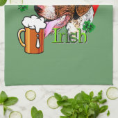 Duitse Staande Hond St. Pattys Theedoek (Gevouwen)