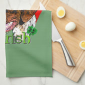 Duitse Staande Hond St. Pattys Theedoek (Quarter Fold)