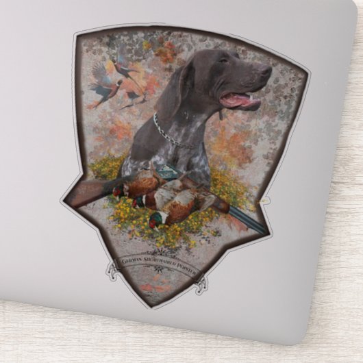 Duitse Staande Hond Sticker (Detail)