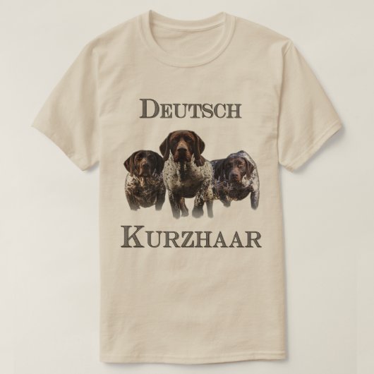 Duitse Staande Hond  T-shirt (Design voorkant)