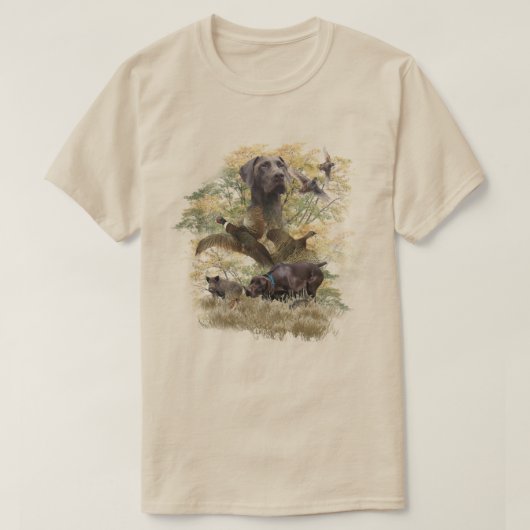 Duitse Staande Hond T-shirt (Design voorkant)