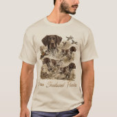 Duitse Staande Hond T-shirt (Voorkant)