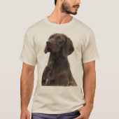Duitse Staande Hond T-shirt (Voorkant)