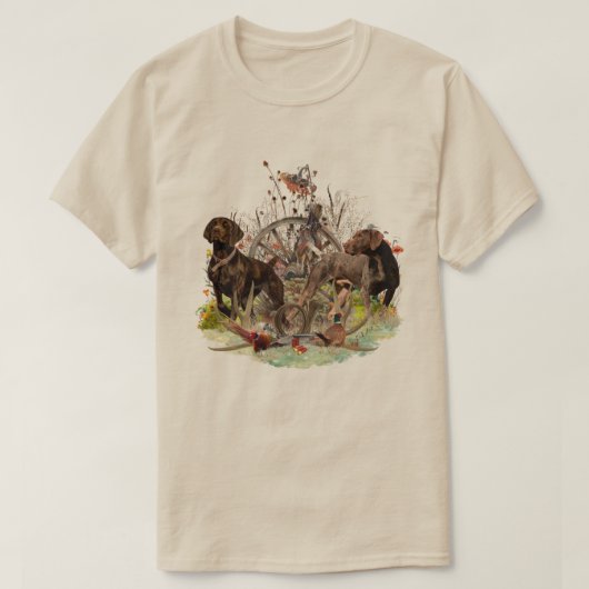 Duitse Staande Hond T-shirt (Design voorkant)