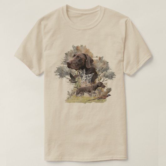 Duitse Staande Hond  T-shirt (Design voorkant)