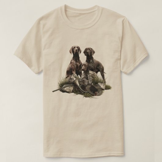 Duitse Staande Hond T-shirt (Design voorkant)
