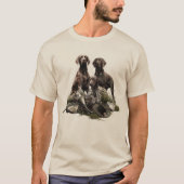 Duitse Staande Hond T-shirt (Voorkant)