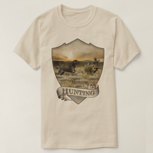 Duitse Staande Hond T-shirt (Design voorkant)
