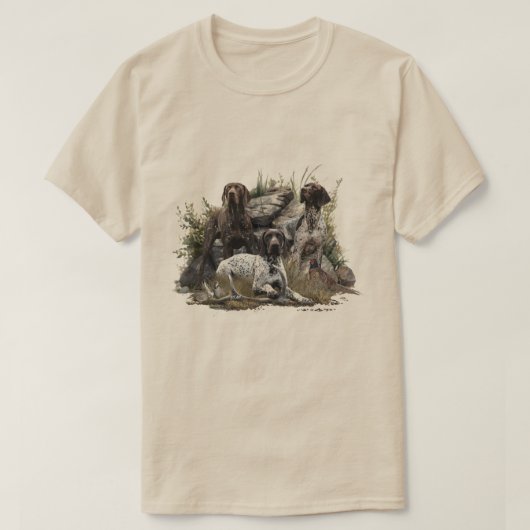 Duitse Staande Hond T-shirt (Design voorkant)