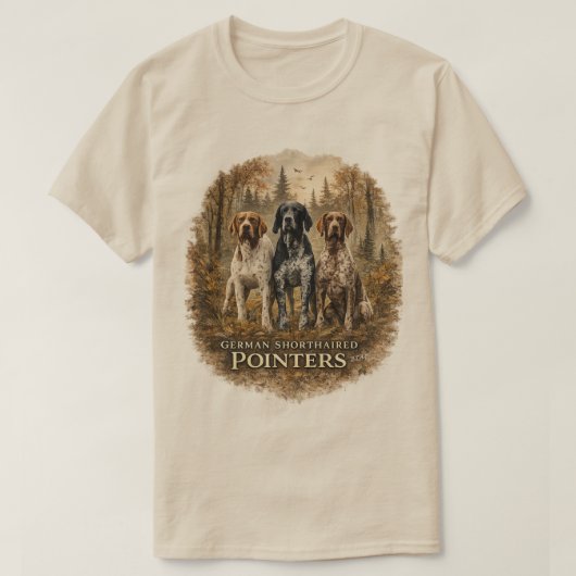 Duitse Staande Hond T-shirt (Design voorkant)