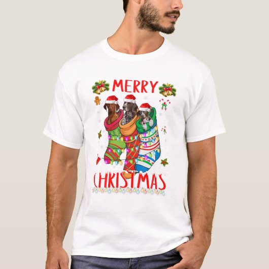 Duitse Staande Hond T-shirt (Voorkant)