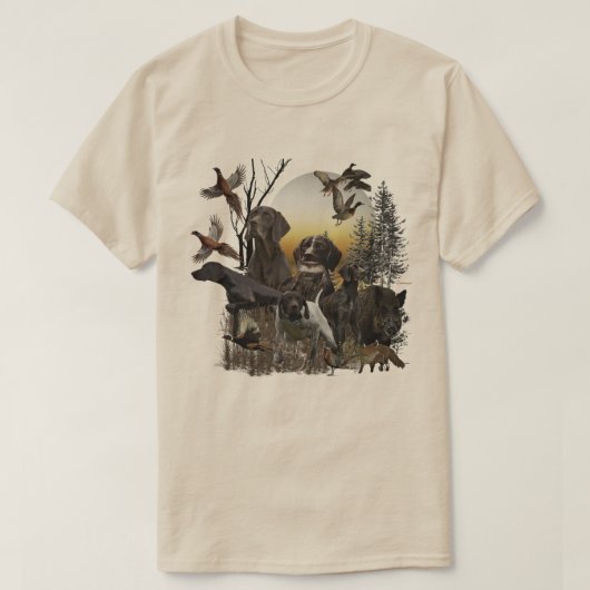Duitse Staande Hond T-shirt (Design voorkant)