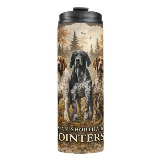 Duitse Staande Hond  Thermosbeker (Voorkant)