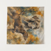Duitse Staande Hond Wandkleed (Voorkant (horizontaal))