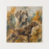 Duitse Staande Hond Wandkleed (Voorkant)