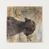  Duitse Staande Hond  Wandkleed (Voorkant (horizontaal))