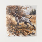 Duitse Staande Hond Wandkleed (Voorkant)