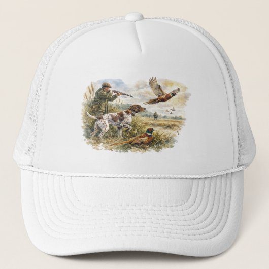 Duitse Staande Korthaar, jacht Trucker Pet (Voorkant)