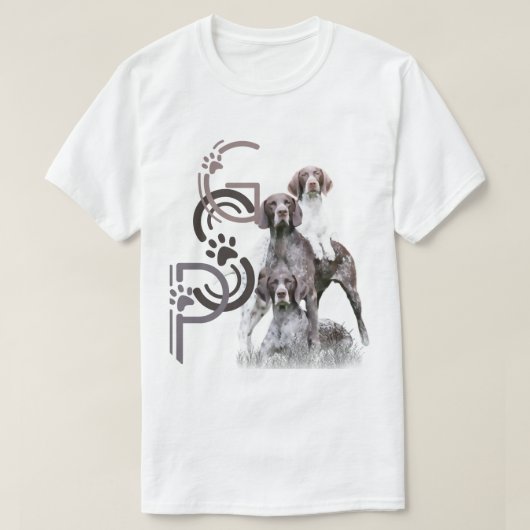 Duitse Staande Korthaar T-shirt (Design voorkant)