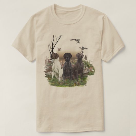 Duitse Staande Korthaar  T-shirt (Design voorkant)