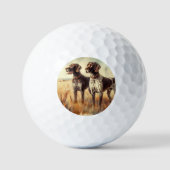 Duitse Staande Pointer Golfballen (Voorkant)