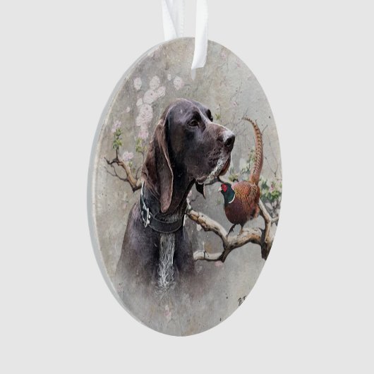 Duitse staande pointer, GSP Ornament (voorkant)