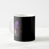 Duitse Staande Pointer Heks Grappig Halloween Koffiemok (Voorkant links)