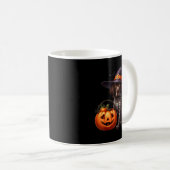 Duitse Staande Pointer Heksen Halloween Koffiemok (Voorkant rechts)