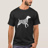 Duitse Staande Pointer Hond GSP Pointer Moeder T-shirt (Voorkant)