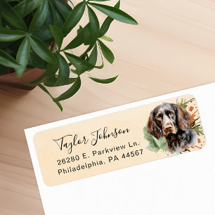 Duitse Staande Pointer Hond Retouradres Etiket