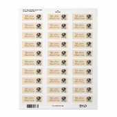 Duitse Staande Pointer Hond Retouradres Etiket (Full Sheet)