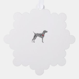 Duitse Staande Pointer I GSP-hond Moeder I Hou van Ornament Kaart