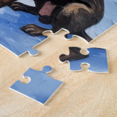 Duitse Staande Pointer Kerst Vuurtoren Legpuzzel (Zijkant)