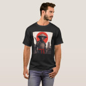 Duitse Staande Pointer Samurai Krijger Japans T-shirt (Voorkant volledig)
