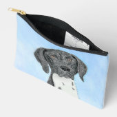 Duitse Staande Pointer Schilderij Originele Kunst Etui (Open)