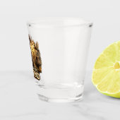 Duitse staande pointer shot glas (Rechts)