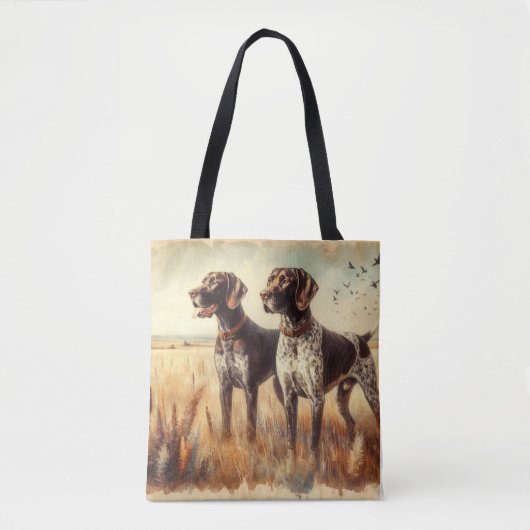 Duitse Staande Pointer Tote Bag (Voorkant)