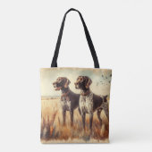 Duitse Staande Pointer Tote Bag (Achterkant)