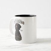 Duitse Staande Pointer  Tweekleurige Koffiemok (Voorkant links)