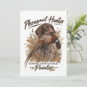 Duitse staande pointers  kaart (Staand voorkant)