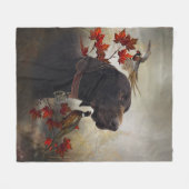 Duitse Staande Punters (GSP) Fleece Deken (Voorkant (Horizontaal))