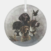 Duitse staander glas ornament (Voorkant)