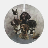 Duitse staander glas ornament (Achterkant)