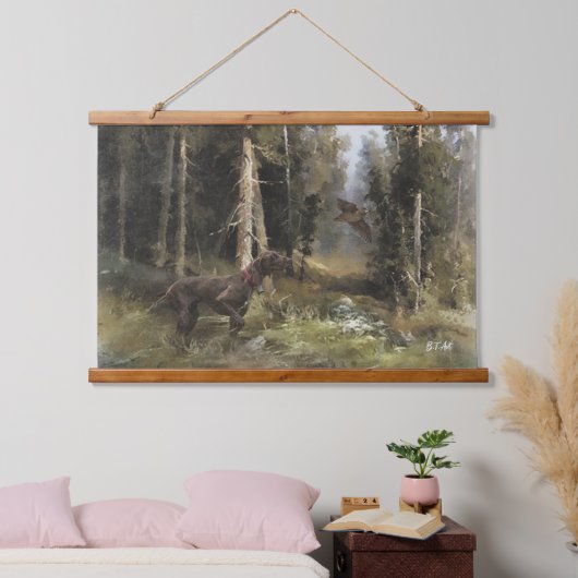 Duitse staander hangend wandkleed (Slaapkamer)