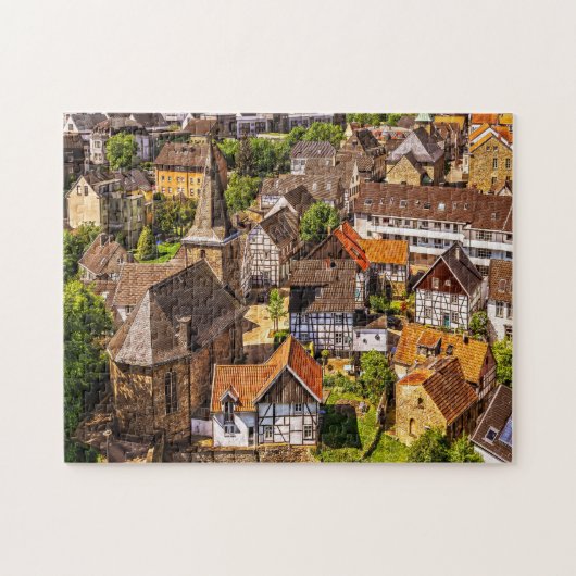 Duitse stad Jigzaag Puzzle Legpuzzel (Horizontaal)