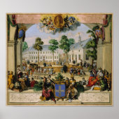 Duitse stad Lingen (1700) Poster (Voorkant)